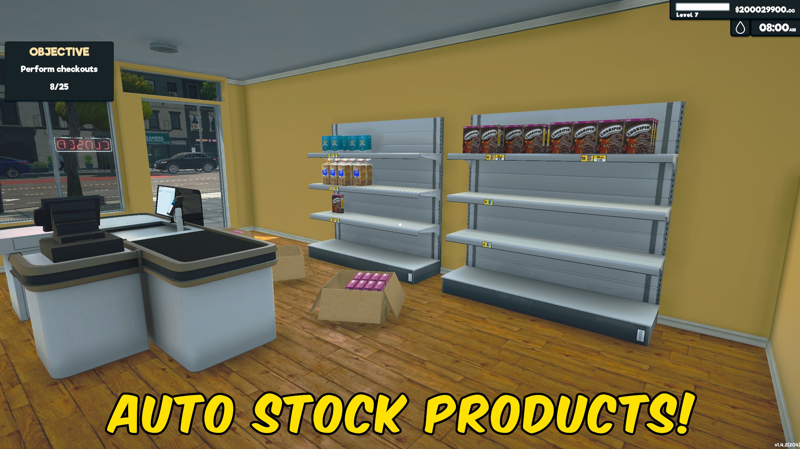 Supermarket Simulator — Auto Stock Shelves (screenshot 2)